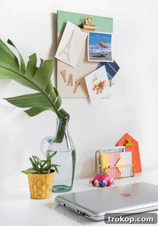 Craft Your Own Clip Memo Board 3 Simple Steps to Create Your Own DIY Inspiration Clipboard