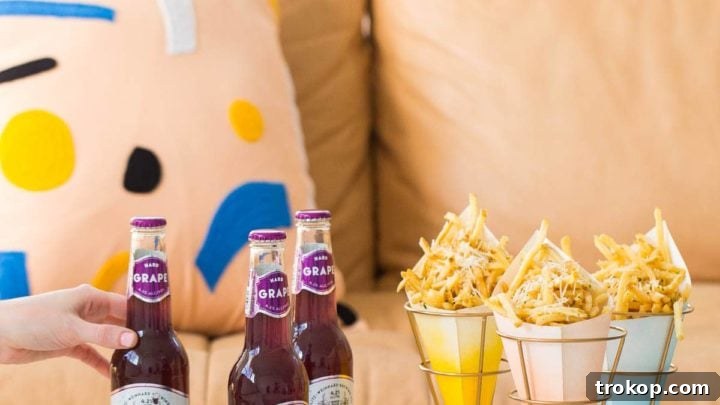 DIY Ombre Fry Stands + Parmesan Garlic Recipe