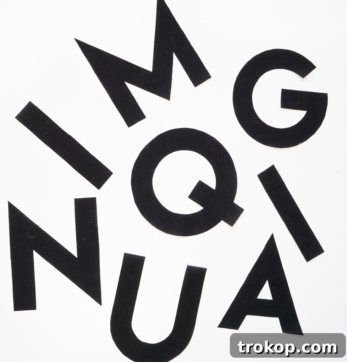 Printable Fabric Flag Lettering 5 Step 3: Carefully Cut Out Fabric Letters for Your Word Art