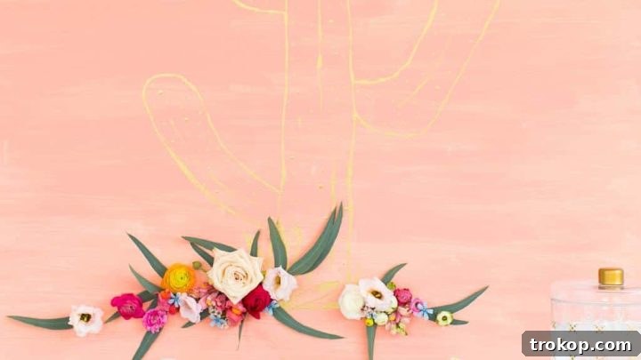 Garden Flower Bridal Shower table decor