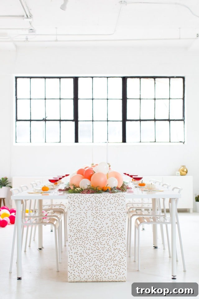 Step-by-step guide to assembling a DIY balloon centerpiece