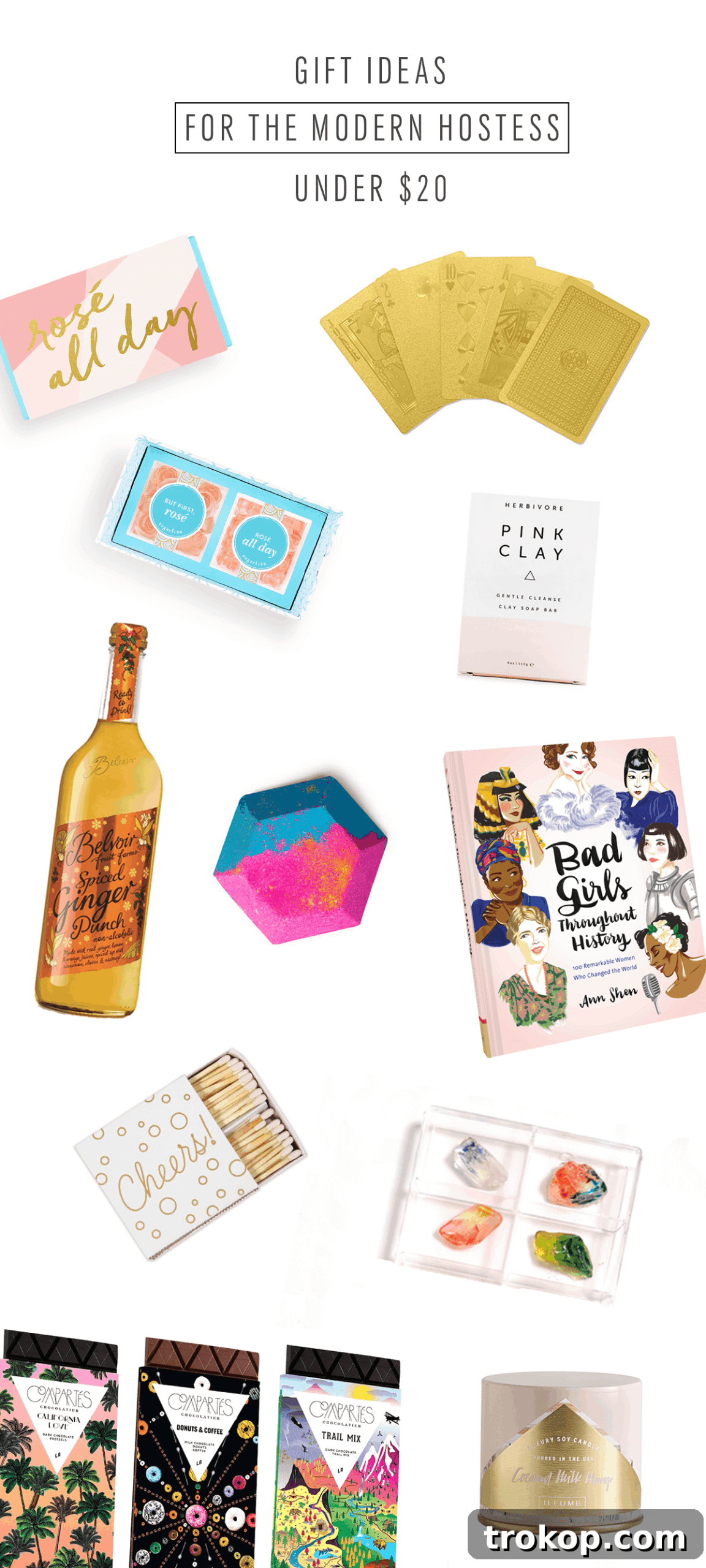 10 Chic & Cheap Hostess Gifts for the Modern Home All Under Twenty 2 Inexpensive and Unique Gift Ideas for the Modern Hostess Under $20 by Ashley Rose of the award winning DIY blog, Sugar & Cloth.