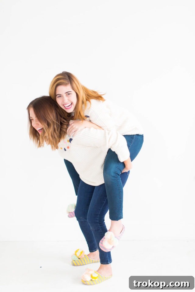 Custom Abstract Embroidery Pullover 8 A candid moment showing the comfort and warmth of the DIY abstract embroidered sweater, embodying a thoughtful and cozy handmade gift.