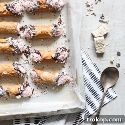 Peppermint Canoli Bark Recipe