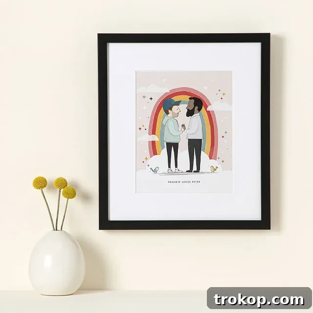I Want to Hold Your Hand custom couples protrait 