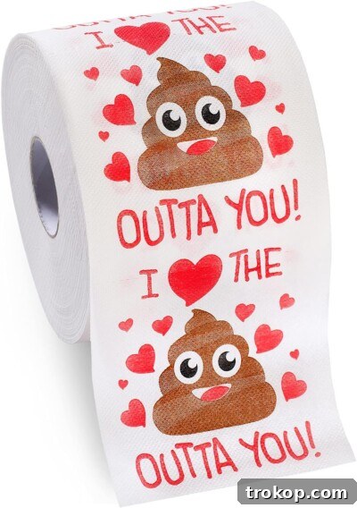 Funny Valentine's Toilet Paper