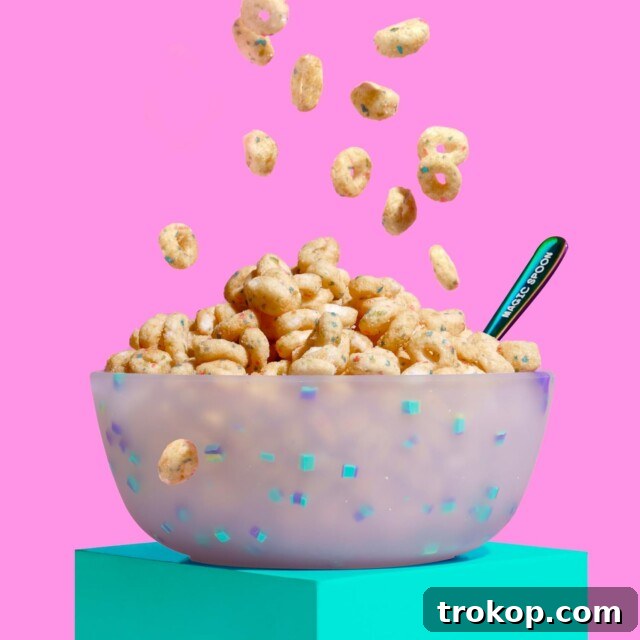 Magic Cereal Bowl and Spoon for Unique Valentines Day gifts