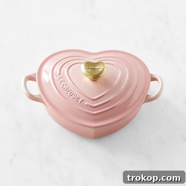 Le Creuset Enameled Cast Iron Shallow Heart Oven