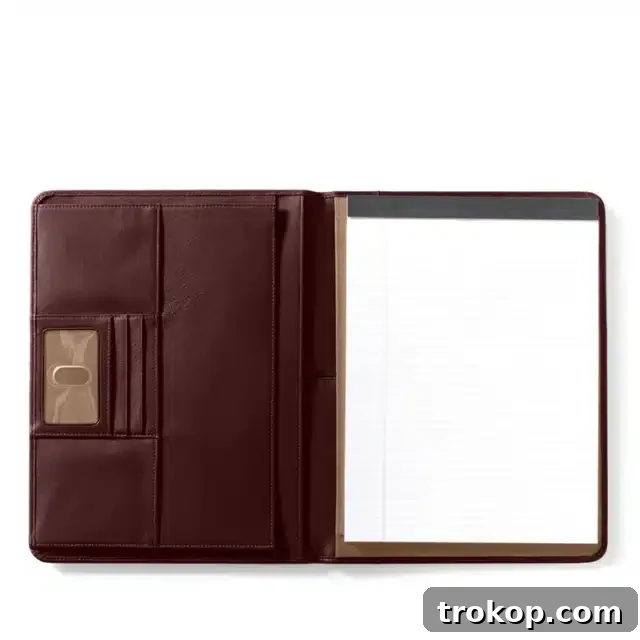 Leather Portfolio for valentines gifts ideas