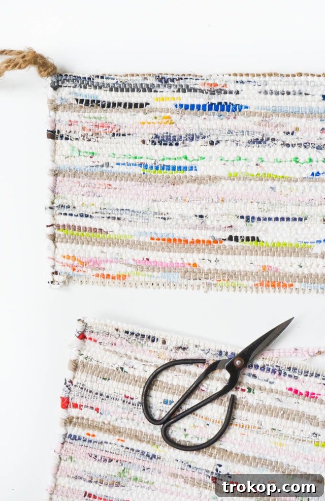 Rag Rug Scissors Crafting a Rag Fabric Basket - Trokop