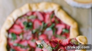 Strawberry Basil Galette