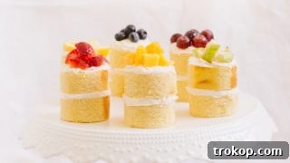 Mini Rainbow Cakes, perfect for St. Patrick's Day or any festive occasion.