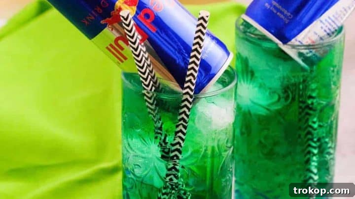 Irish Trash Can drink, a vibrant and fun cocktail for celebrations.
