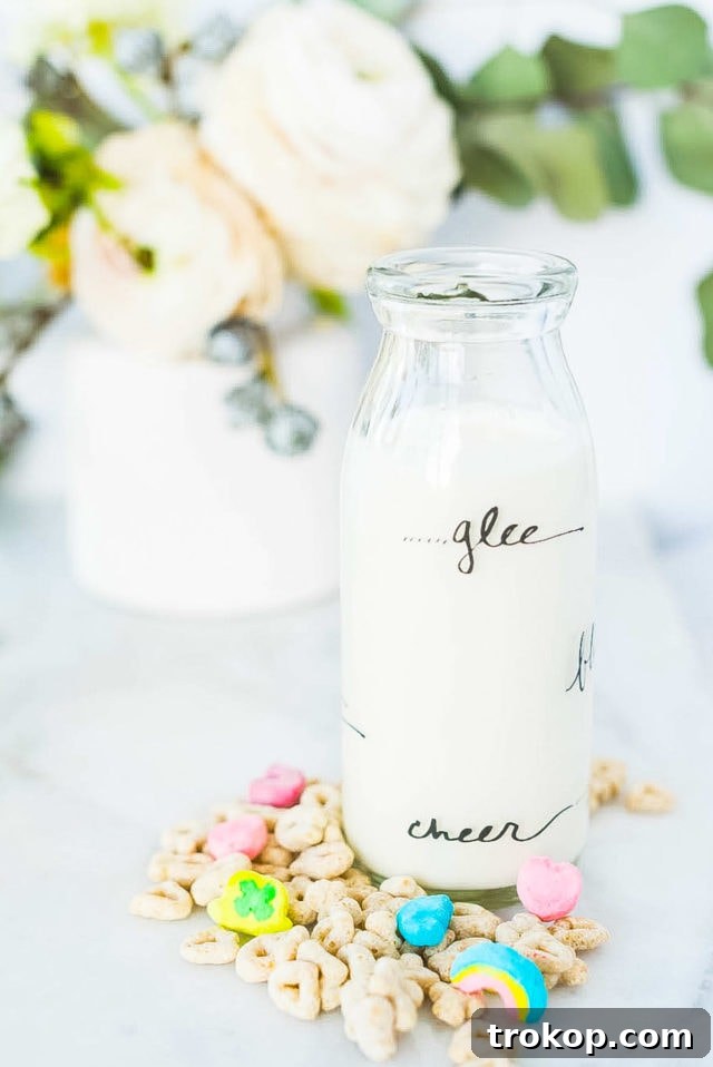 Boozy Cereal Milk Egg Cream, a creative cocktail fusion of nostalgic cereal flavors and classic egg cream fizz.