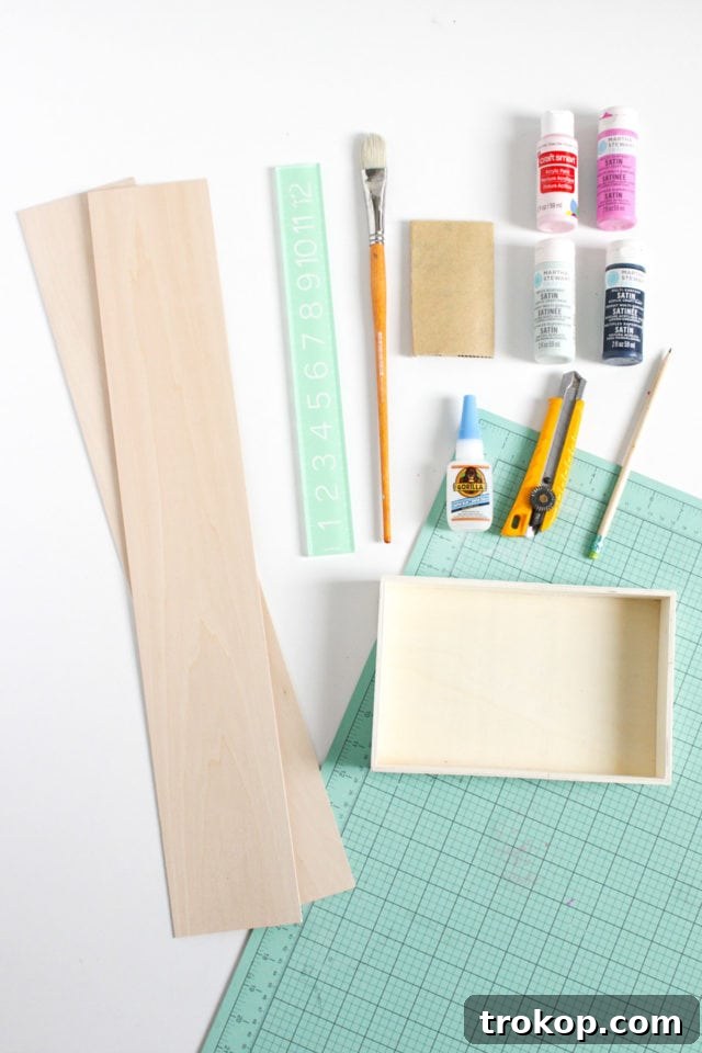 DIY Nesting Desk Organizer by Sugar & Cloth, an award winning DIY, home decor, and recipe blog.