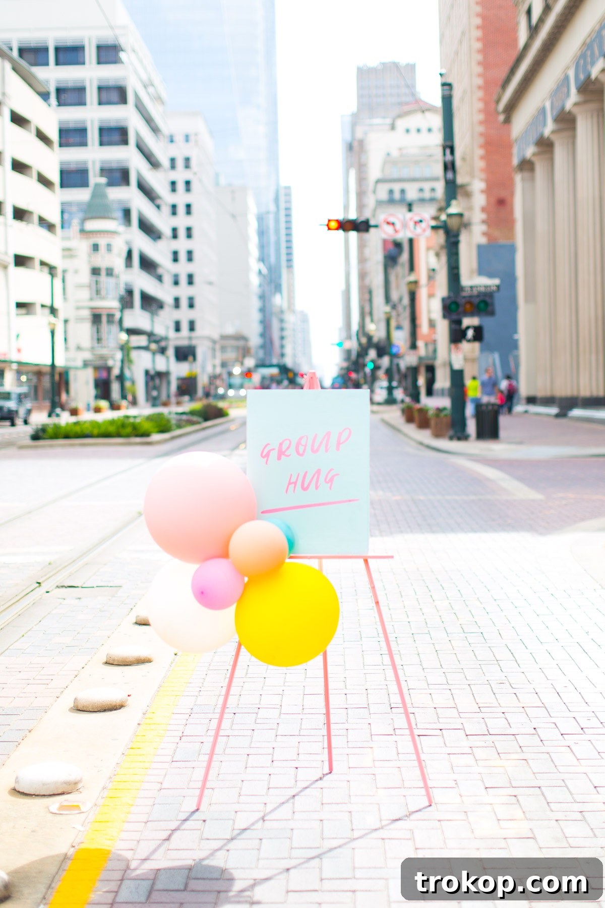 DIY printable inspiration artwork by top Houston lifestyle blogger Ashley Rose of Sugar and Cloth prominently displayed outdoors