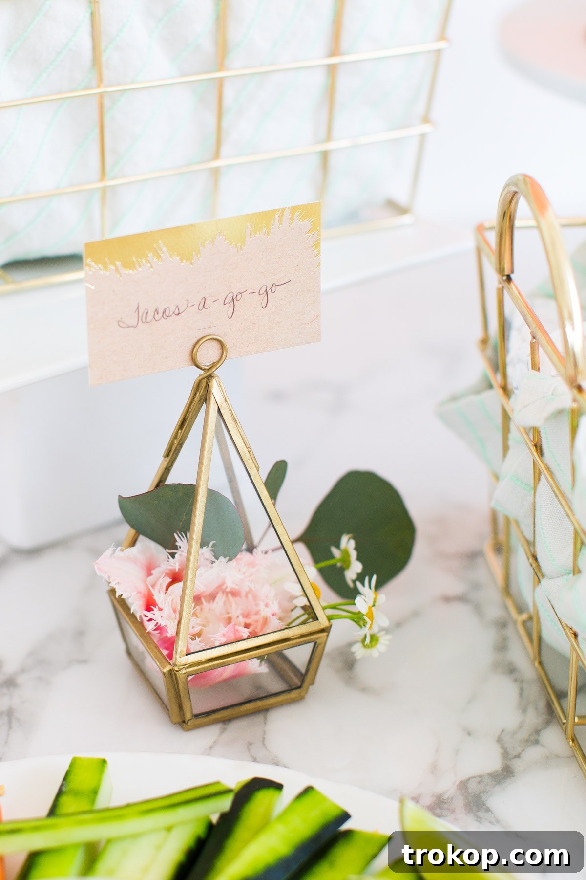 Guests Enjoying the Beautifully Decorated Tables at Caitlin's Bridal Shower