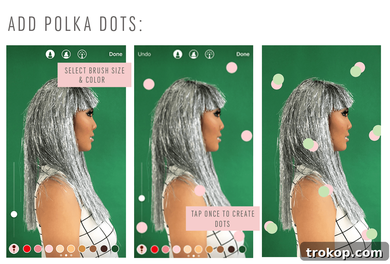 Boost Instagram Followers: Story Strategies and Video Guide 11 Integrate playful and customizable polka dot patterns into your Instagram Stories for a unique design element that adds charm and visual interest.