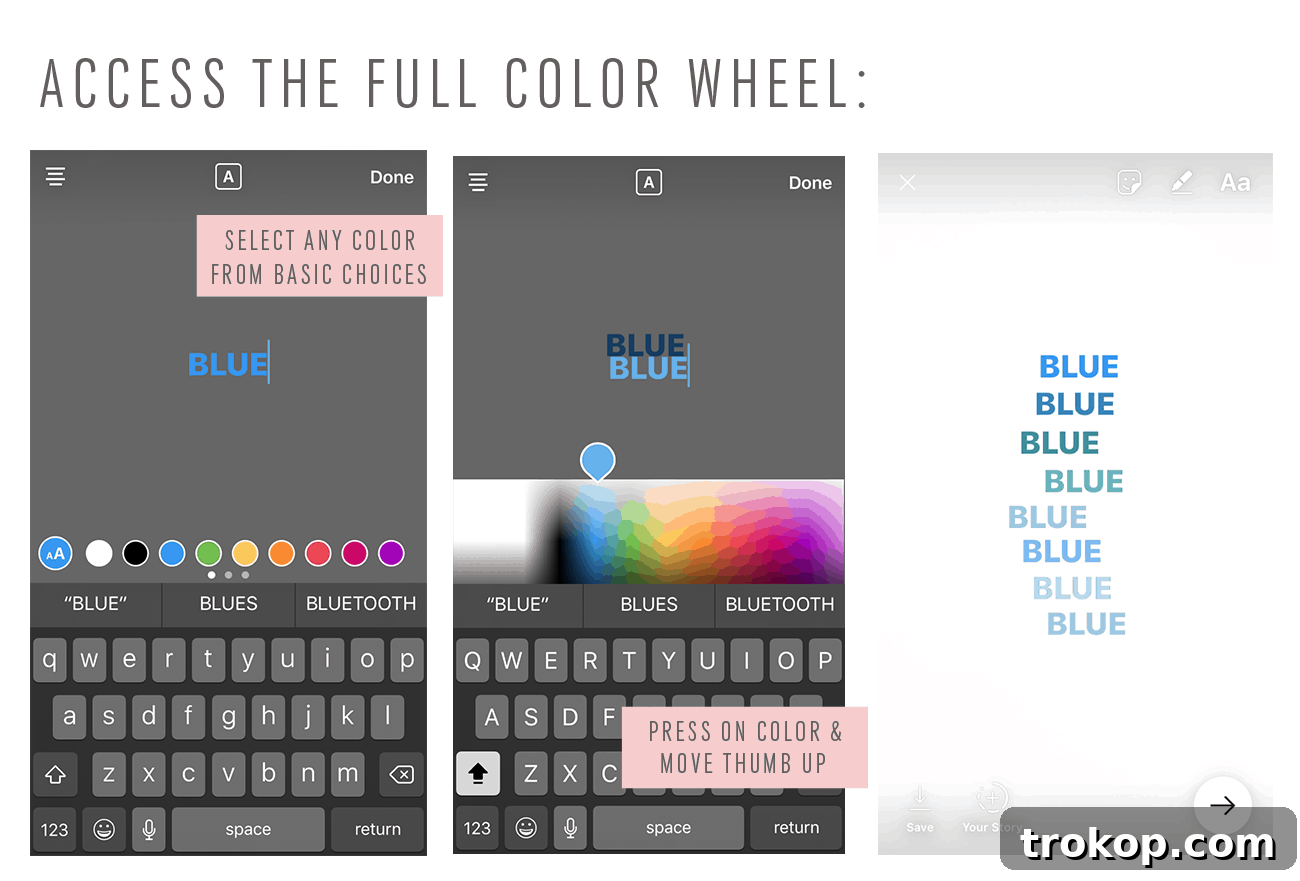 Boost Instagram Followers: Story Strategies and Video Guide 5 Discover Instagram Stories' hidden color wheel to unlock an extensive palette for text and backgrounds, enhancing your creative design options.