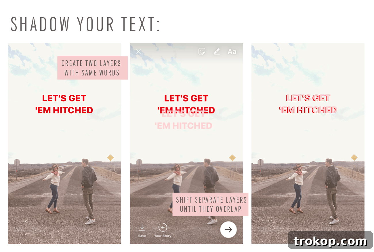 Boost Instagram Followers: Story Strategies and Video Guide 9 Enhance Instagram Story text readability and visual appeal by adding subtle shadows, making your messages pop against any background.