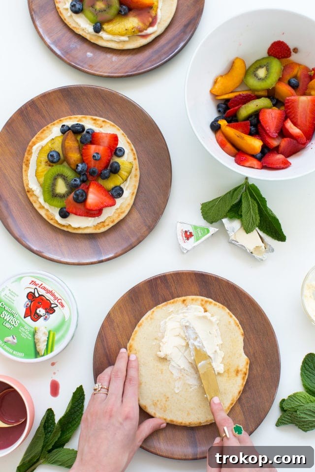 A Summer Grilled Fruit Pizza Recipe by top Houston lifestyle blogger Ashley Rose of Sugar & Cloth