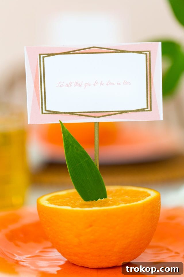 Sparkling Orange Nojito Mocktail in a glass