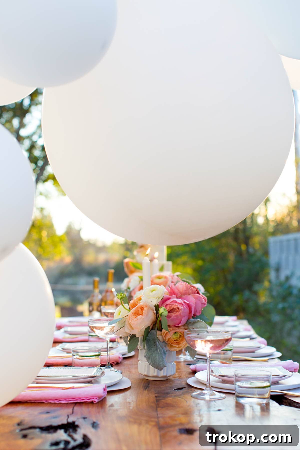 Outdoor celebration at The Wilde House