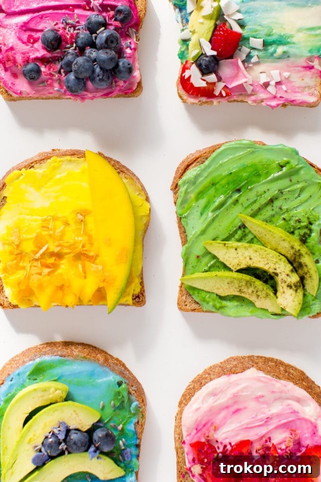 All Natural Unicorn Toast Recipe