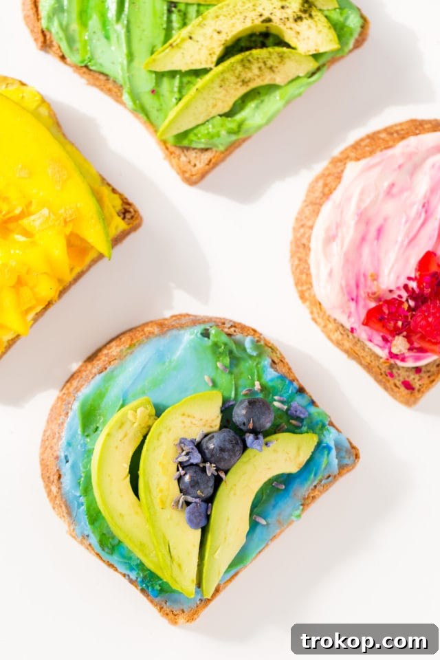 All Natural Unicorn Toast Recipe
