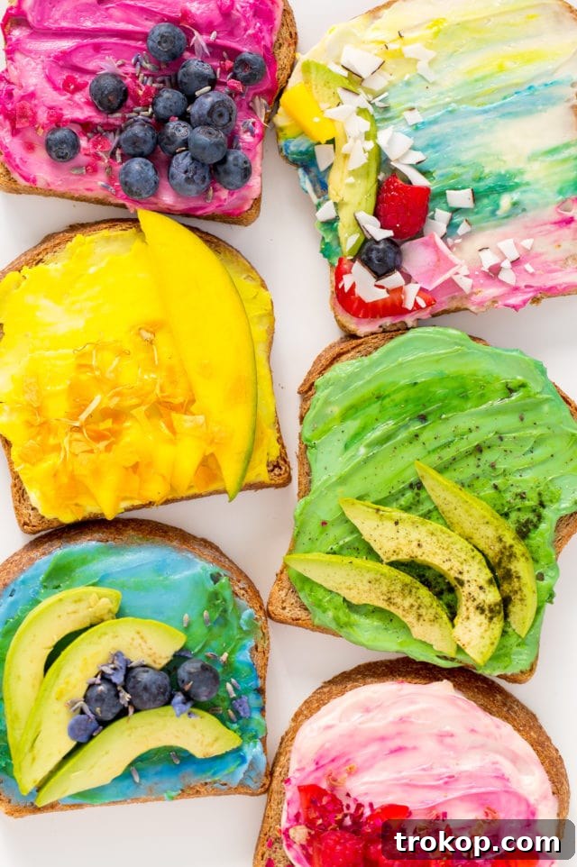 All Natural Unicorn Toast Recipe