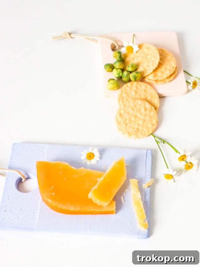 DIY Mini Colorful Cheese Boards by Ashley Rose of Sugar & Cloth, a top lifestyle blog in Houston, Texas