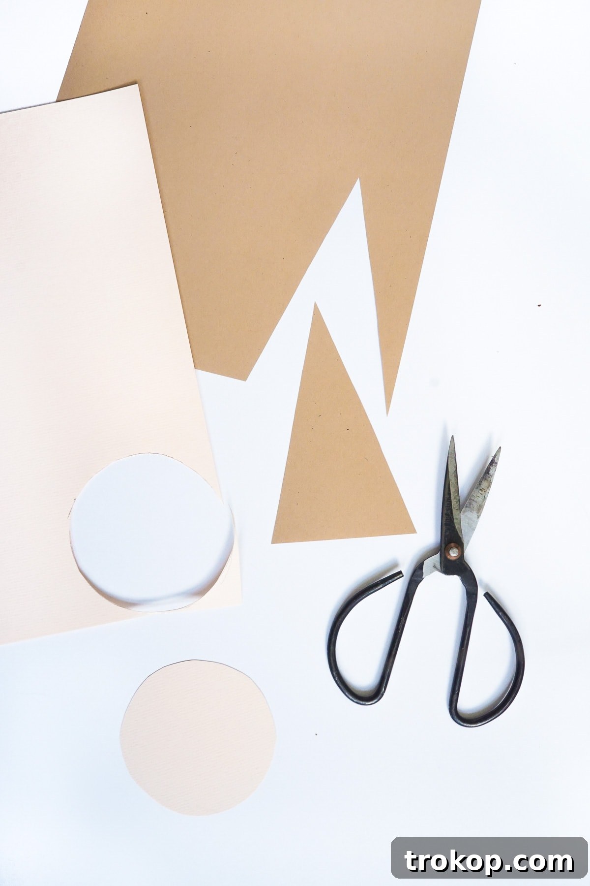 Handmade Paper Wall Decor 5 DIY Paper Shapes Wall Art by Ashley Rose of Sugar & Cloth, a top lifestyle blog in Houston, Texas