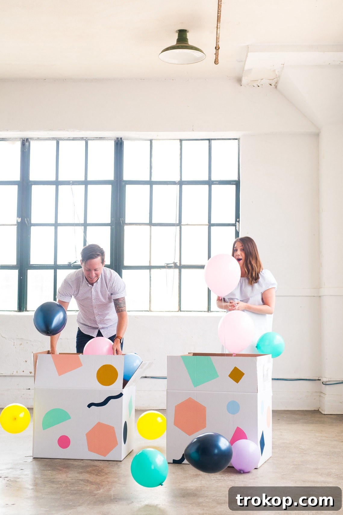 Little Sugar and Cloth Unveils Our Colorful Gender Reveal 6 Excited parents opening gender reveal boxes