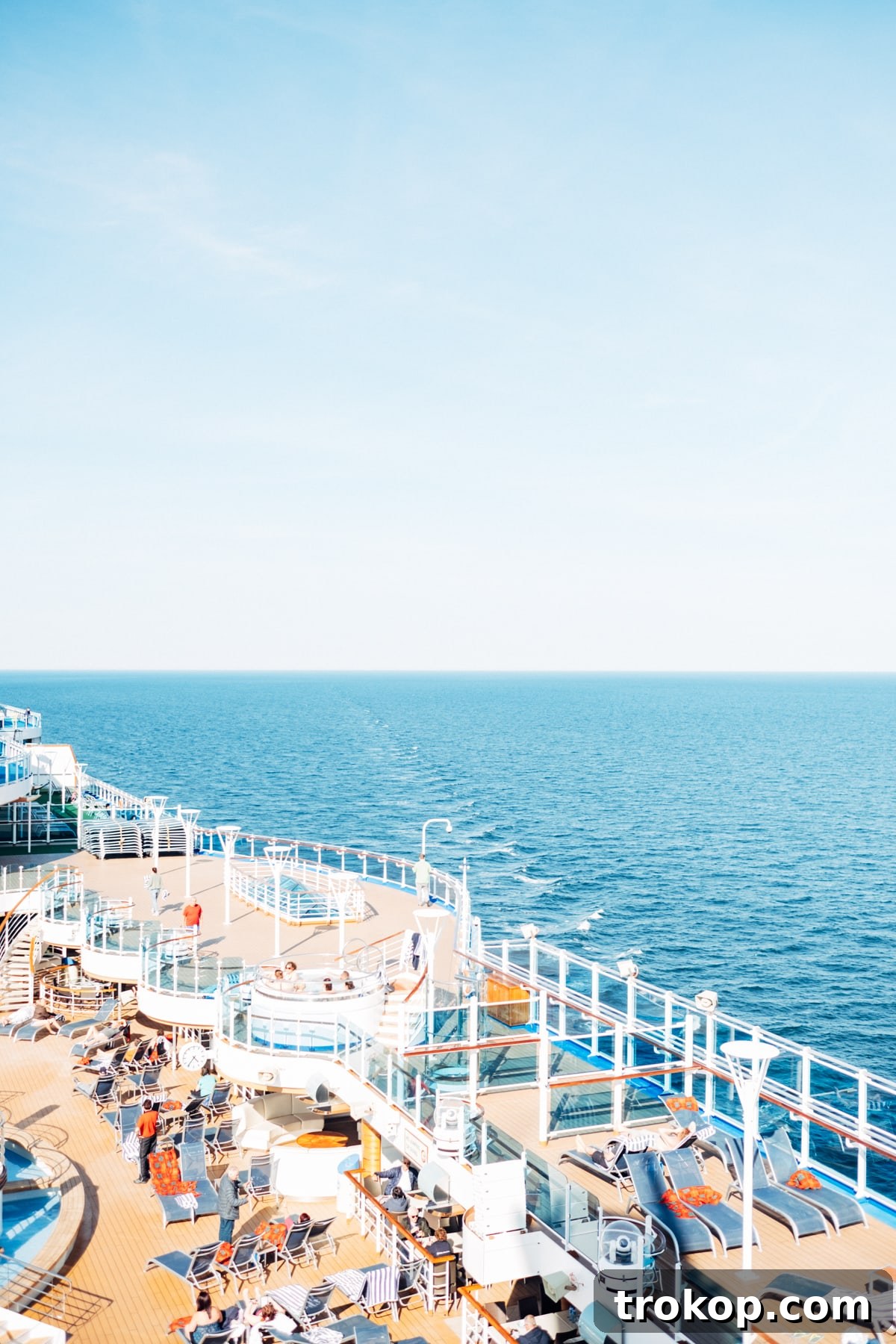 Copenhagen, Oslo & Berlin: A Nordic and German Journey 18 Relaxing on the deck of a Princess Cruise ship, with stunning ocean views in Scandinavia