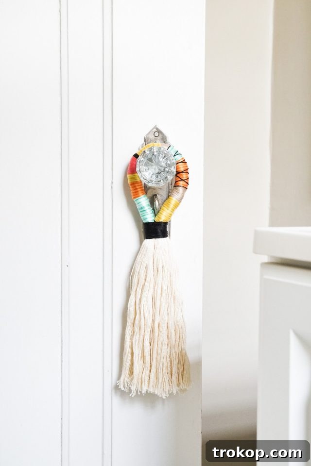 Vibrant DIY Decorative Door Handle Tassels for Home Decor