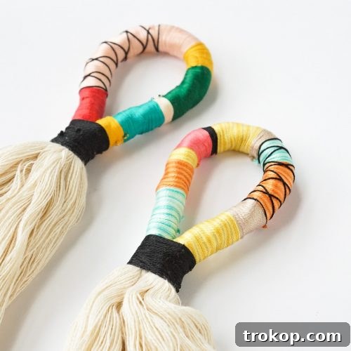 DIY Decorative Door Handle Tassels by Ashley Rose of Sugar & Cloth, a top lifestyle blog in Houston, Texas