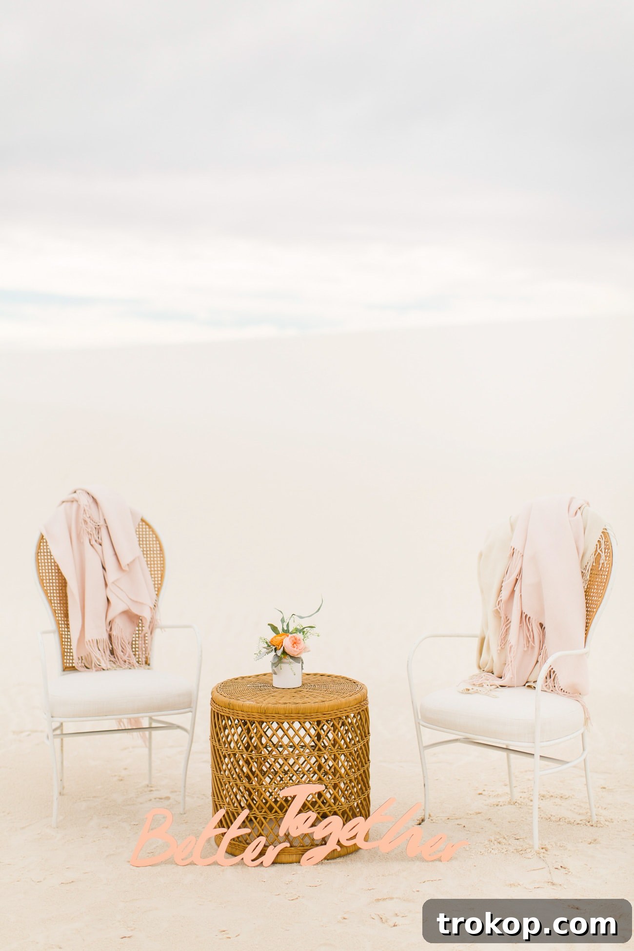 The bride's radiant smile during her White Sands elopement
