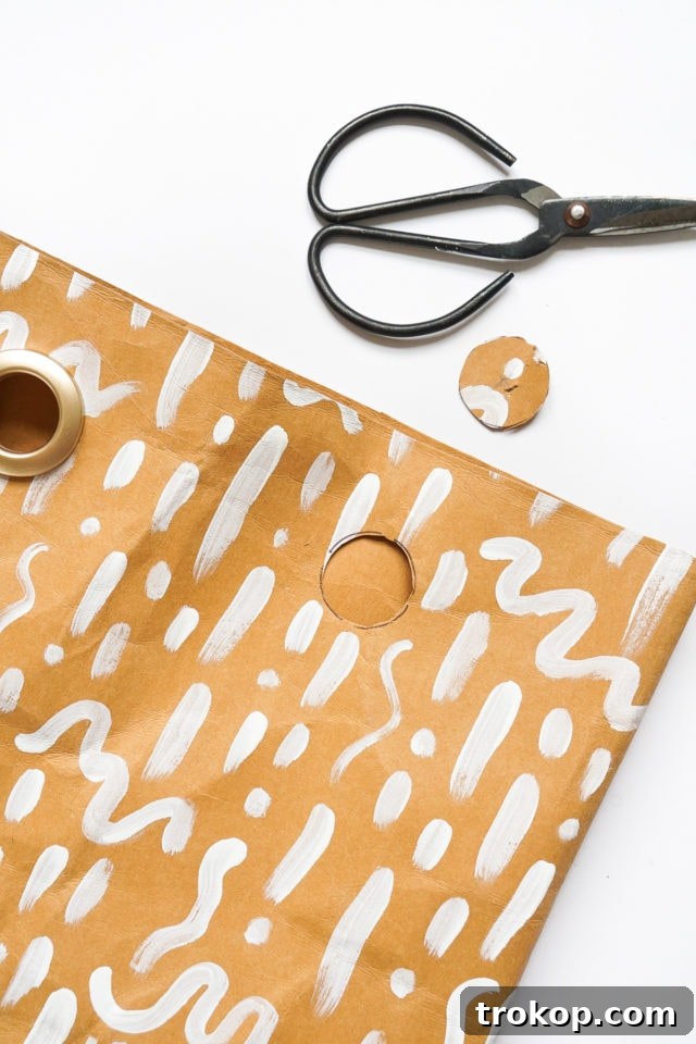 DIY Pattern Paper Leather Tote by Ashley Rose of Sugar & Cloth, a top lifestyle blog in Houston, Texas