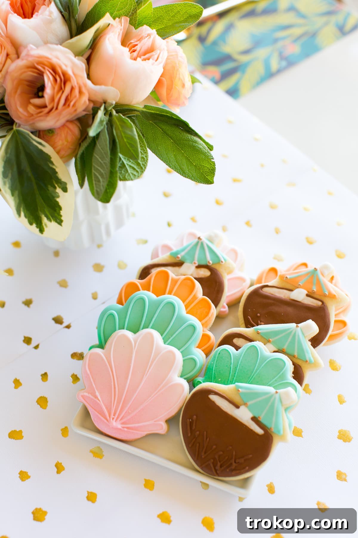 Round Top Blogger Retreat: A Pastel Poolside Brunch by top Houston lifestyle blogger Ashley Rose of Sugar and Cloth featuring colorful balloons floating in the pool.