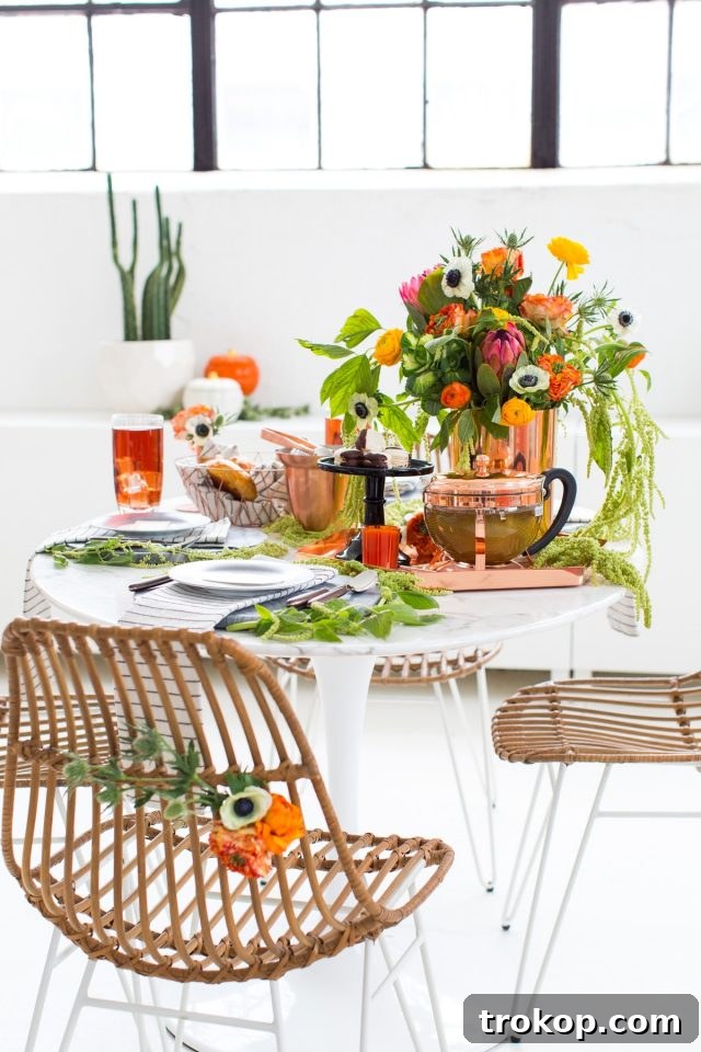 Gothic Glamour: Elevated Halloween Tablescapes 2 A Sophisticated Halloween Dinner Table Setting