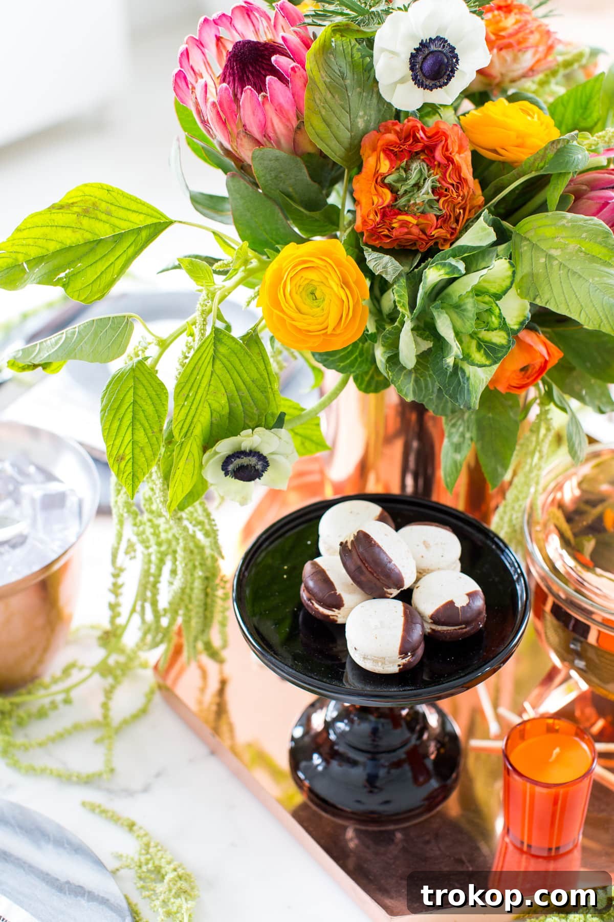 Gothic Glamour: Elevated Halloween Tablescapes 7 A Sophisticated Halloween Dinner Table Setting