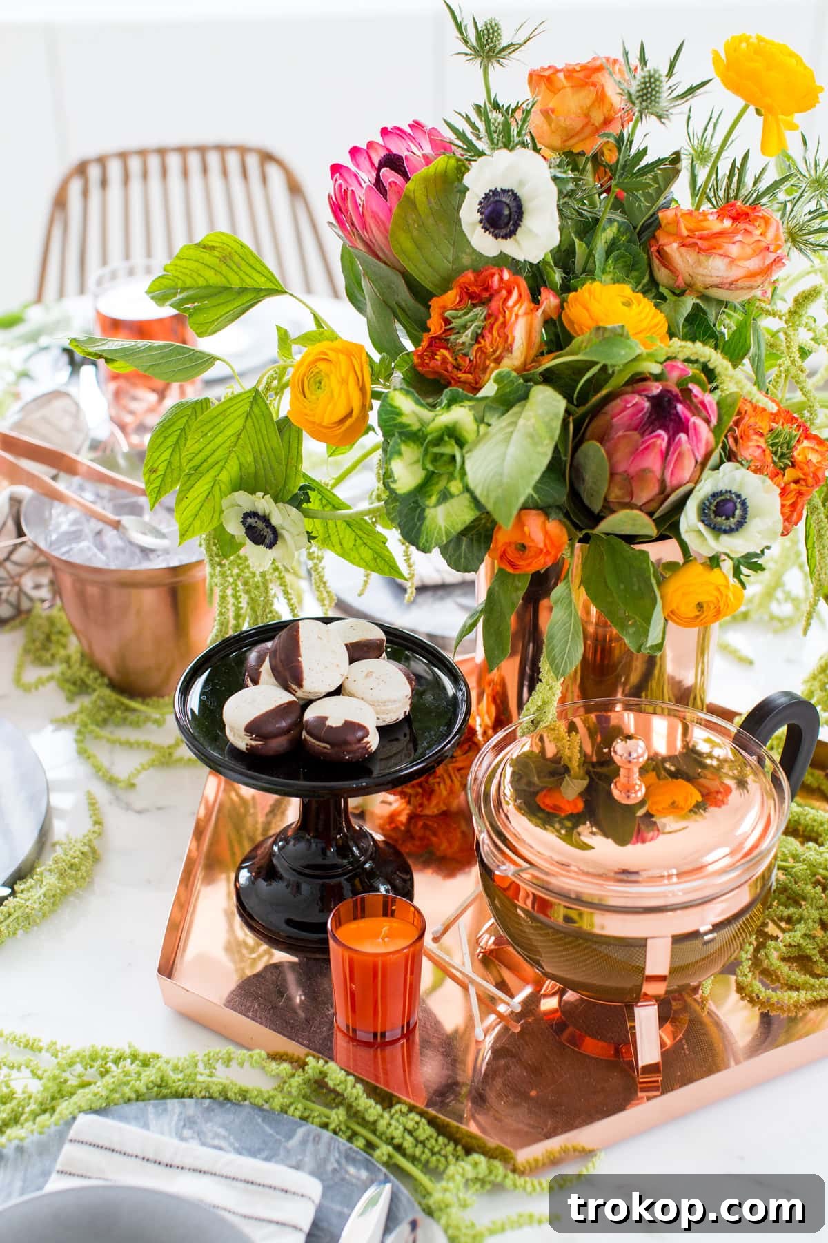 Gothic Glamour: Elevated Halloween Tablescapes 8 A Sophisticated Halloween Dinner Table Setting
