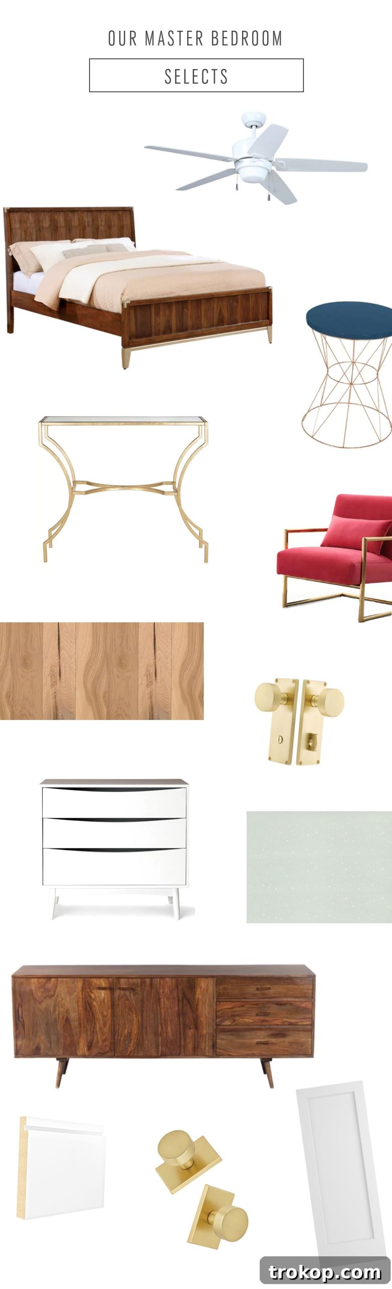 One Room Challenge Week 3: Master Bedroom Design Plan by top Houston lifestyle blogger Ashley Rose of Sugar & Cloth