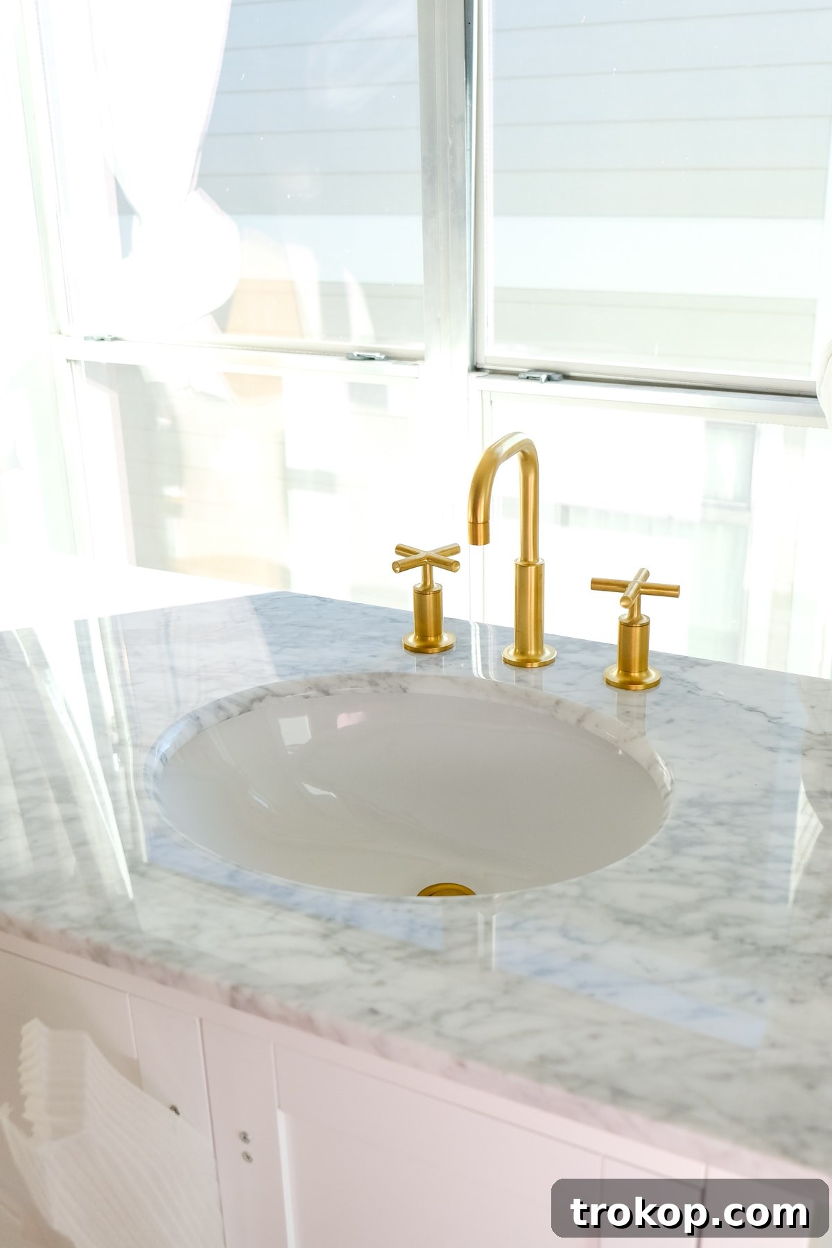 One Room Challenge Week 5 Update: The Master Bathroom is Coming Together by Top Houston lifestyle blogger Ashley Rose of Sugar and Cloth
