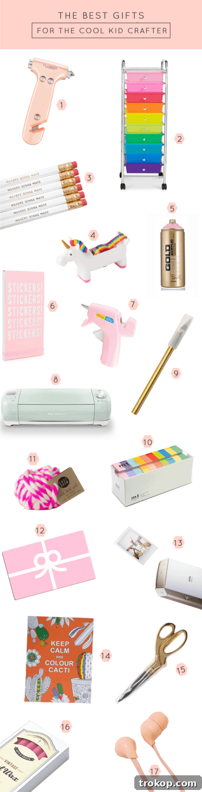 The best gifts for the cool kid crafters by top Houston lifestyle blogger Ashley Rose of Sugar & Cloth