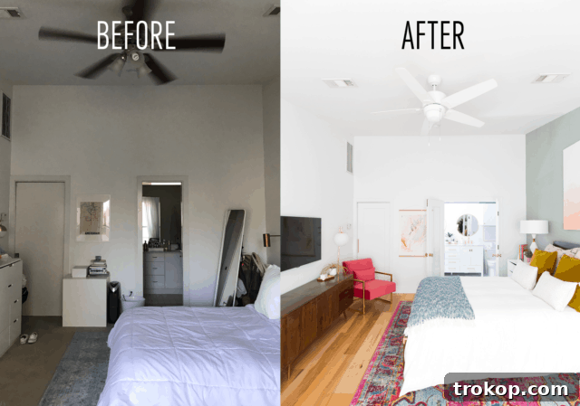 Master Suite Oasis Unveiled 3 Before and After: Master Bedroom Makeover Transformation