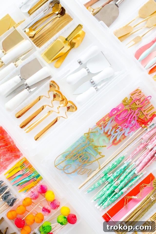 Streamlining Your Life with Jeffrey Phillips 12 Closeup of organized food styling props in Iris clear stackable boxes