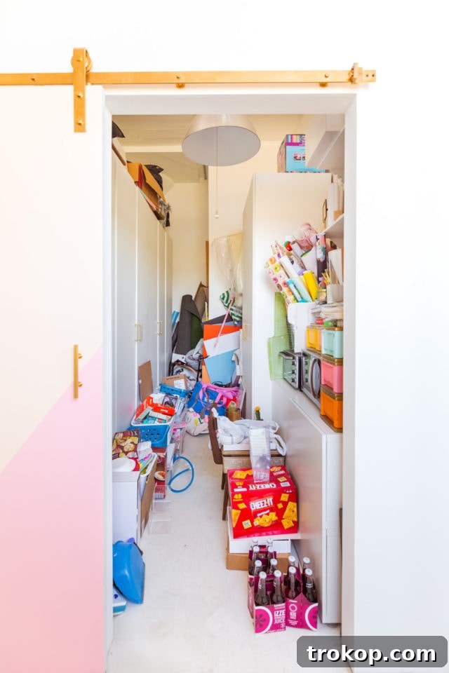 Streamlining Your Life with Jeffrey Phillips 6 Desk area with art supplies, papers, and decor in disarray