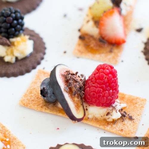 Dessert cheese and crackers recipe with The Laughing Cow
