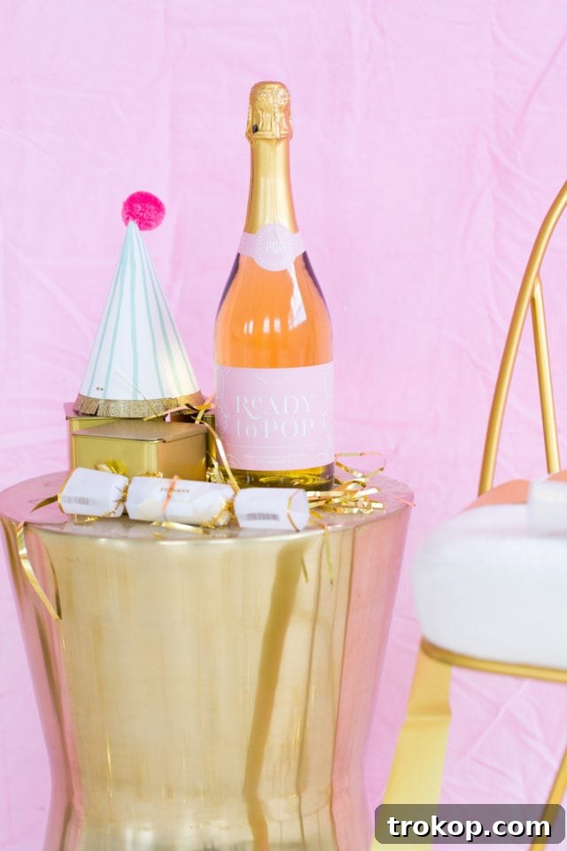 DIY Gold Leaf Photo Backdrop by top Houston Lifestyle blogger Ashley Rose of Sugar and Cloth